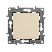 Переключатель 1кл СП ETIKA винт. слон. кость 672305