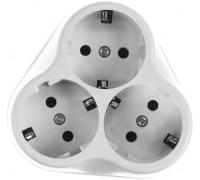 Разветвитель 3гн. с з круглый 16А А303