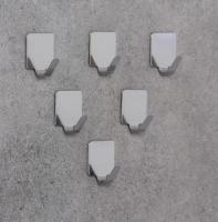 Набор крючков металлических на липучке 6 шт  Доляна «Лофт»