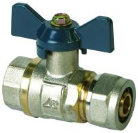 Кран шар. для мет.пласт.труб 1 2 20 г ц