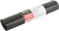 Мешки для строительного мусора, ПВД особопрочные, 180 л, 900*1200 мм, толщина 70 мкм, 5 шт FIT