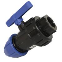 Кран шаров. ПНД 20 1 2 вн. POELSAN