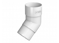 Колено трубы 135* водосток ПВХ (белый) ТЕХНОНИКОЛЬ