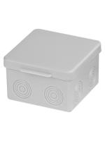 Коробка распаячная ОП 80х80х50мм крышка IP54, 7вх без гермовводов TDM