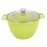 Кастрюля 4л со стеклянной крышкой АП Trendy style к41tsl (lime)