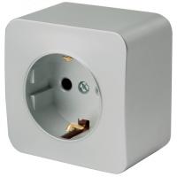 Розетка 1-м. ОП STEKKER София с з 250В, 16А, IP20, серебро, MST16-11-03