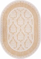 Ковер Merinos VEGAS S001 OVAL BEIGE 1,6*2,3 м