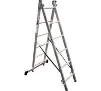 ,Лестница ал. 2-х секц 2 6 NV 1220, вес 4,70 кг, макс.длина 2,66м, раб. высота 3,69м   Новая Высота