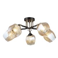 Люстра потолочная 12216 5BK+FGD BR