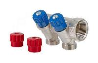 Коллектор 3/4*1/2ш 2 вых.с вент. Valtec