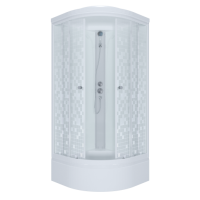 Душевая кабина Стандарт -ДН4 стекло МОЗАИКА. 90 90 сред. поддон