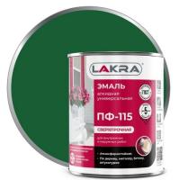 Эмаль ПФ-115 темно-зеленая 1 кг ЛАКРА