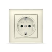 Розетка  1-м. СП  БРИЛЛИАНТ  16А с з сл.кость