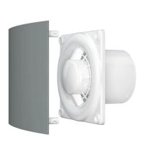 Вентилятор GRAPHITE QUADRO 4C d100 с обратным клапаном (серый)