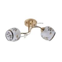 ,Люстра потолочная 12201 2FGD WT+GD