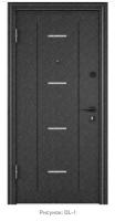 Дверь стальная  ТОРЭКС  DELTA PRO MP 860 2050 L (Чер.шелк DL-1,ПВХБетон т-сер.,D6-V1,чёрн.к.,маг.уп)