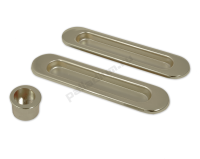 Ручка для разд.дверей 02 PS SN никель  PALLADIUM