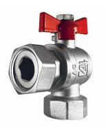 Кран шар. STI угловой 3 4  с накидной гайкой баб.г г (для котлов)