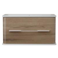 Тумба подвесная КАМЕЛИЯ 60 Дуб вотан (под раковину Марго 60) Mixline