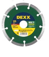 Диск отрезной алмазный сегментный 125мм по бетону, кирпичу, камню   DEXX