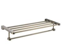 Полка д полотенец с полотенцедержателем F1424 Frap под бронзу