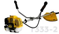 Триммер бензиновый Т333-2, мощность 1,22л.с., разъемная прямая штанга, U-обр.   CHAMPION