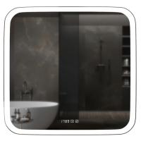Зеркало MIXLINE  Стив-3  700 685 (ШВ) Сенсорный выключатель, часы +подогрев