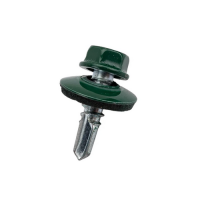 5,5*19 Саморез кровельный  RAL6005 зеленый мох (по металлу)