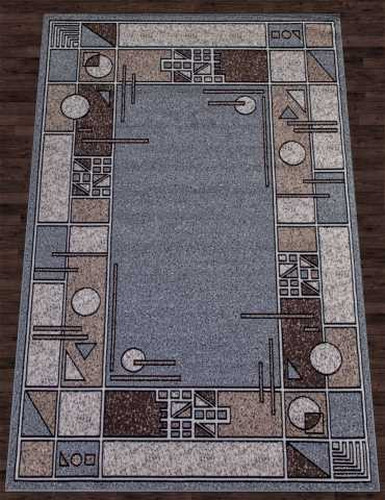 Ковер Merinos SIERRA ALBINA 3 - STAN BLUE-BROWN 2,5*4 м