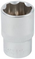 Головка торцевая 1/2"- 19 мм 6-гранная CrV FIT