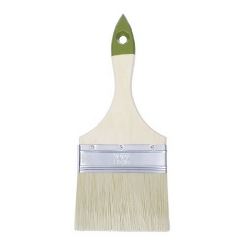 Кисть плоская “Микс-Стандарт”, смешанная щетина, дер. рук., 100мм,  T4P