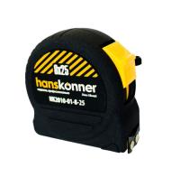 Рулетка 8м 25,2 стопа, противоударный корпус SoftTouch,мощный магнит (HK2010-01-08-25)  Hanskonner