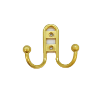 Крючок-вешалка 220 мал. мат. золото (75) КНР