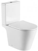 Унитаз-компакт безободковый БЕТТА  тонкое сиденье с микролифтом AQUATEK