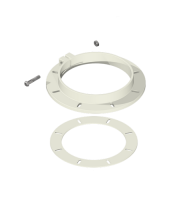 Фланец пластиковый D100 с прокладкой