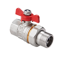 Кран шар. MVI (американка) 1 2  г ш баб. BV.520.04