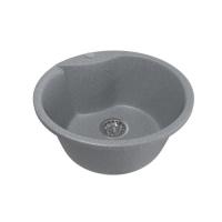 Мойкa ML-GM12 круглая, темно-серая (309) , 480мм (глуб. чаши 210)