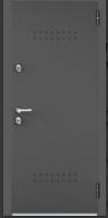 Дверь метал.  БУЛЬДОРС TERMO 100  950 2050 левая (Букле графит R5,ПВХ  Орех грецкий  10ТD-2 )