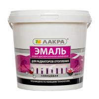 Эмаль акриловая для радиаторов отопления 0,9 кг.(Лакра)