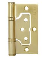 ,Петля без врезки IN3200W-HD SB 200-2B 75*2,5 универсальная мат.золото PUNTO