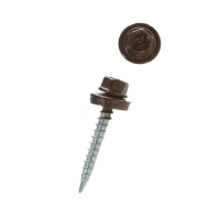 4,8 50 Саморез кровельный  RAL8017 шоколад (по дереву) ()