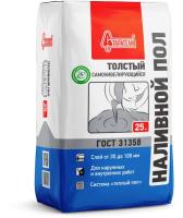 Толстый наливной пол 10-100мм "Старатели " 25кг