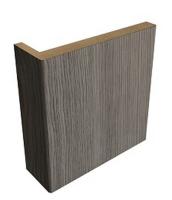 Наличник дверной ALBERO телескопический плоский 24*70*2150 Эко-шпон Серый кедр