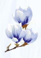 Декор Агата голобой 25 35