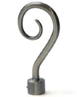 Наконечник 16мм крученый-2шт. Крюк (Сатин)