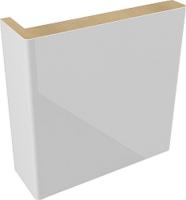 Наличник дверной ALBERO телескопический плоский 24*70*2150 Глянец Белый