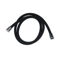 Шланг для душа IDDIS, OPH15BLi19 черный матовый, силиконовый, 1,5м, Optima Home