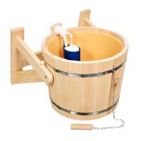 Русский душ на 16л., липа, с пласт. вставкой и клапаном  Банные штучки