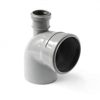 Отвод 110 - 87  РР с отводом 50 вверх Политэк