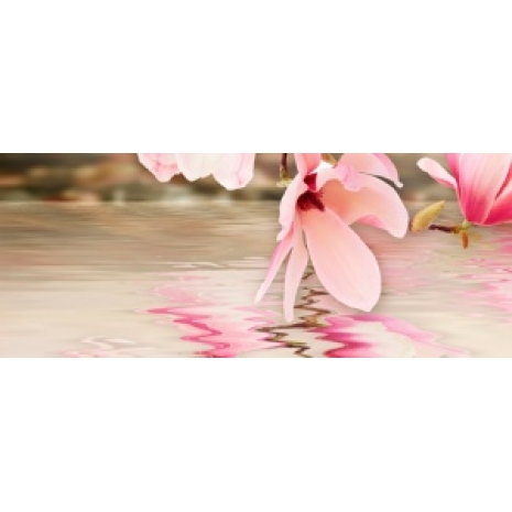 Мираж  серо-розовый панно №3